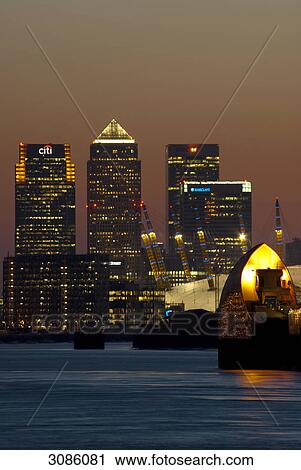 canary wharf, Thames Barrier, UK, england, London View Large Photo Image Stock Image - canary wharf, Thames Barrier, UK, england, London . Fotosearch