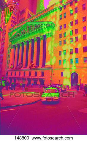 Car moving in front of stock exchange, New York Stock Exchange, Wall Street, Lower Manhattan, Manhattan, New York City, New York State, USA View Large Photo Image Stock Image - Car moving in front of stock exchange, New York Stock Exchange, Wall Street, Lower Manhattan, Manhattan, New York City, New York State, USA . Fotosearch