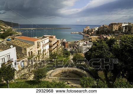 Castellammare del Golfo, Sicily, Italy View Large Photo Image Stock Photo - Castellammare del Golfo, Sicily, Italy . Fotosearch
