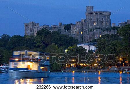 Castle on hill, Windsor Castle, Windsor, Berkshire, England View Large Photo Image Stock Photograph - Castle on hill, Windsor Castle, Windsor, Berkshire, England . Fotosearch