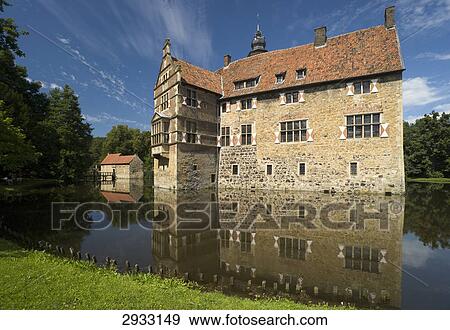 Castle Vischering, Germany View Large Photo Image Stock Photo - Castle Vischering, Germany . Fotosearch
