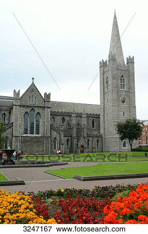 Stock Photo - Cathedral, Dublin, Irland . Fotosearch