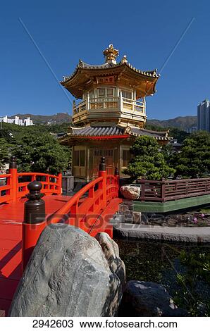 Chi LinNunnery, Hongkong, China View Large Photo Image Stock Image - Chi LinNunnery, Hongkong, China . Fotosearch