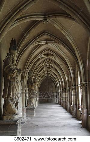 Cloister ath the Dome, Trier, Germany View Large Photo Image Stock Image - Cloister ath the Dome, Trier, Germany . Fotosearch