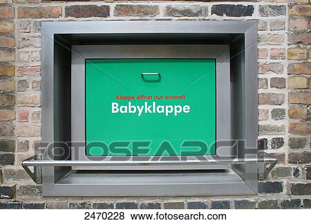 Close-up of baby drop box View Large Photo Image Stock Photo - Close-up of baby drop box . Fotosearch