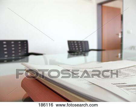 Close-up of files on table View Large Photo Image Stock Photograph - Close-up of files on table . Fotosearch