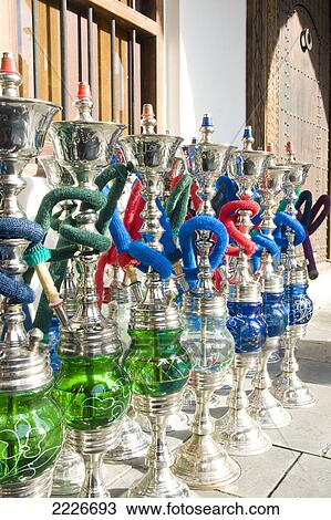 Close-up of hookah in row View Large Photo Image Stock Image - Close-up of hookah in row . Fotosearch