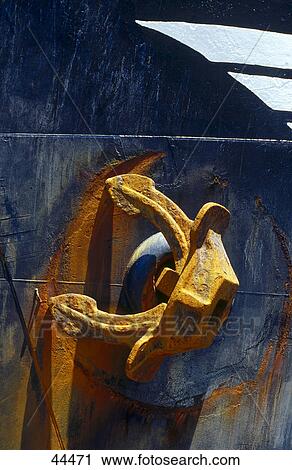 Close-up of rusted anchor and ship View Large Photo Image Stock Image - Close-up of rusted anchor and ship . Fotosearch
