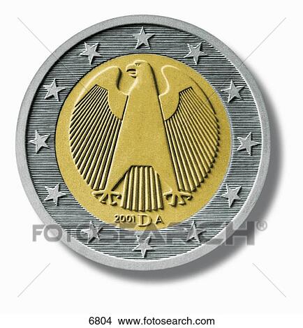 Close-up of Two Euro coin View Large Photo Image Picture - Close-up of Two Euro coin . Fotosearch