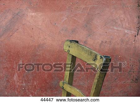 Close-up of wooden chair View Large Photo Image Stock Photo - Close-up of wooden chair . Fotosearch