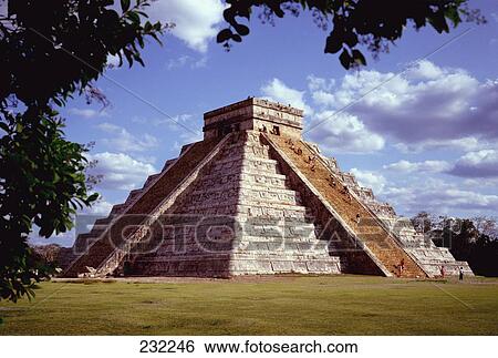 Clouds over pyramid, Chichen Itza, Yucatan, Mexico View Large Photo Image Stock Photograph - Clouds over pyramid, Chichen Itza, Yucatan, Mexico . Fotosearch