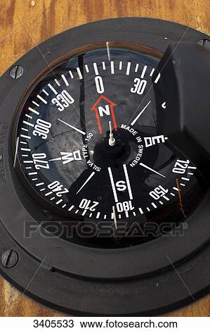 Compass, bird's eye view, close-up View Large Photo Image Stock Image - Compass, bird's eye view, close-up . Fotosearch