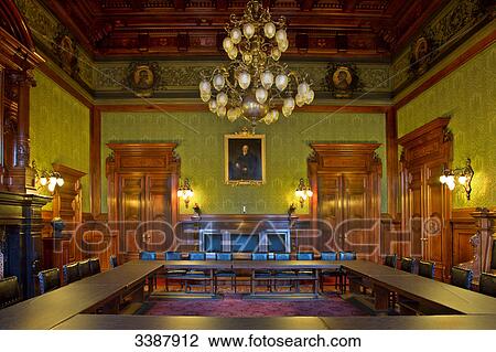 Conference table in the town hall of Hamburg, Germany View Large Photo Image Stock Image - Conference table in the town hall of Hamburg, Germany . Fotosearch