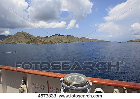 Cruise liner in front of Komodo, Indonesia, Asia View Large Photo Image Stock Image - Cruise liner in front of Komodo, Indonesia, Asia . Fotosearch