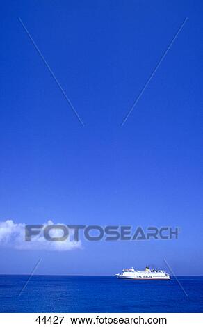 Stock Photo - Cruise ship in sea . Fotosearch