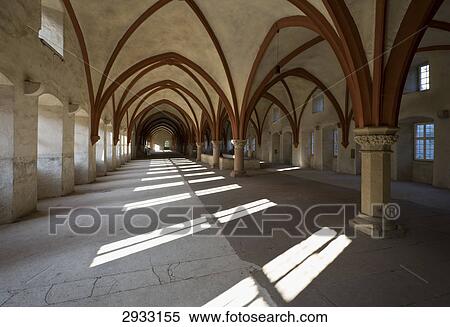 dormitory of the Eberbach Abbey, Hesse, Germany View Large Photo Image Stock Photography - dormitory of the Eberbach Abbey, Hesse, Germany . Fotosearch