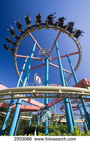 Stock Photo - Dreamcatcher in the Bobbejaanland theme park, Belgium . Fotosearch