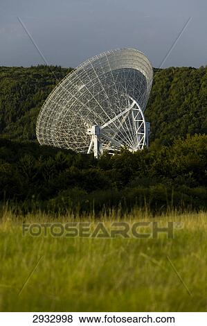 Effelsberg radio telescope, Germany View Large Photo Image Stock Photo - Effelsberg radio telescope, Germany . Fotosearch