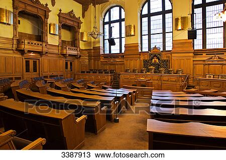 Empty plenar hall in the townhall of Hamburg, Germany View Large Photo Image Stock Image - Empty plenar hall in the townhall of Hamburg, Germany . Fotosearch
