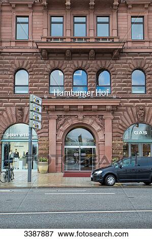 Stock Photo - Entrance to a shopping mall, Hamburg, Germany . Fotosearch