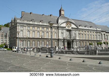 Episcopal Palace in Liege, Belgium View Large Photo Image Stock Photo - Episcopal Palace in Liege, Belgium . Fotosearch