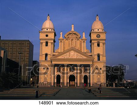 Facade of church, Basilica de la Chiquinquiria, Maracaibo, Venezuela View Large Photo Image Stock Image - Facade of church, Basilica de la Chiquinquiria, Maracaibo, Venezuela . Fotosearch