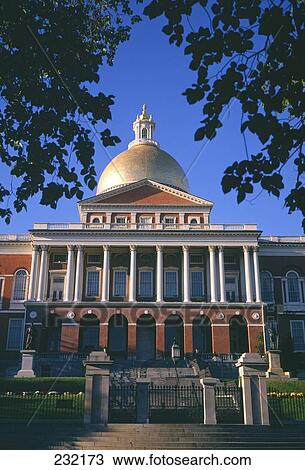 Facade of government building, Massachusetts State Capitol, Boston, Massachusetts, Usa View Large Photo Image Stock Image - Facade of government building, Massachusetts State Capitol, Boston, Massachusetts, Usa . Fotosearch
