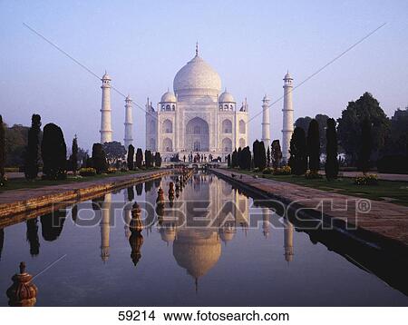Facade of mausoleum, Taj Mahal, Agra, Uttar Pradesh, India, Asia View Large Photo Image Picture - Facade of mausoleum, Taj Mahal, Agra, Uttar Pradesh, India, Asia . Fotosearch