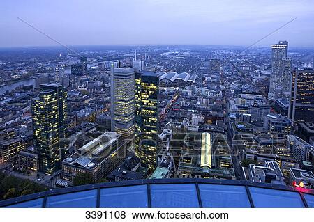 Financial district and main station, Frankfurt am Main, Hesse, Germany View Large Photo Image Stock Photo - Financial district and main station, Frankfurt am Main, Hesse, Germany . Fotosearch
