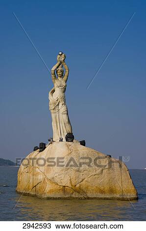 Stock Image - Fischers girl, Zhuhai, China . Fotosearch