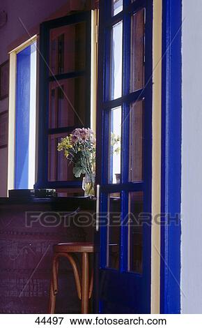 Flower vase on window sill View Large Photo Image Stock Photo - Flower vase on window sill . Fotosearch