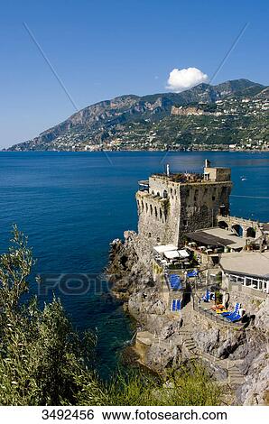 Fort, Cetara, Amalfi coast, Campania, Italy, Europe View Large Photo Image Stock Photograph - Fort, Cetara, Amalfi coast, Campania, Italy, Europe . Fotosearch