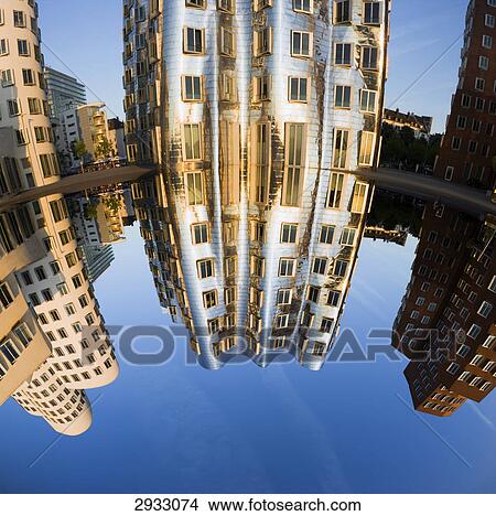 Picture - Gehry buildings, Duesseldorf, Germany . Fotosearch