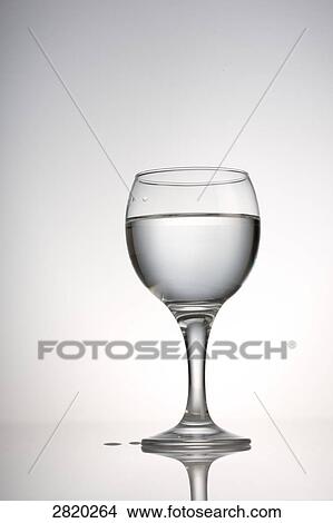 Picture - glass of water, close-up . Fotosearch