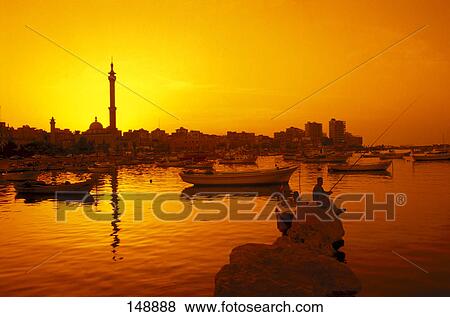 Harbour and El Mina mosque, Tripoli, Lebanon View Large Photo Image Stock Photo - Harbour and El Mina mosque, Tripoli, Lebanon . Fotosearch