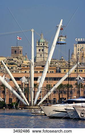 Harbour, Genoa, Liguria, Italy, Europe View Large Photo Image Stock Photograph - Harbour, Genoa, Liguria, Italy, Europe . Fotosearch