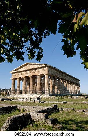 Hera temple, Paestum, Campania, Italy, Europe View Large Photo Image Picture - Hera temple, Paestum, Campania, Italy, Europe . Fotosearch