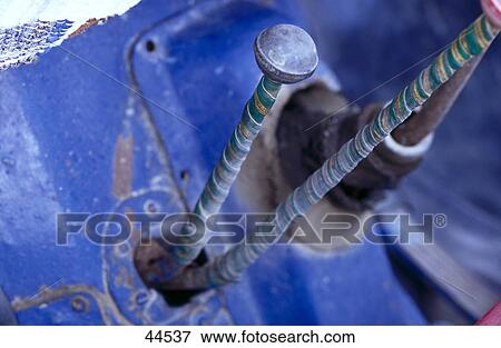 Stock Photo - High angle view of gearshift . Fotosearch