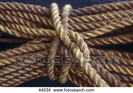 Picture - High angle view of rope . Fotosearch