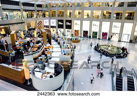 High angle view of tourists in shopping mall, Hong Kong, China View Large Photo Image Stock Image - High angle view of tourists in shopping mall, Hong Kong, China . Fotosearch