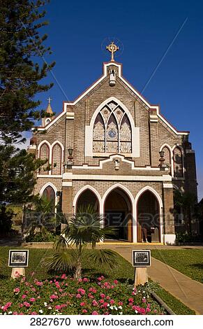 Stock Image - Holy Rosary Church, Paia, Maui, Hawaii, USA . Fotosearch