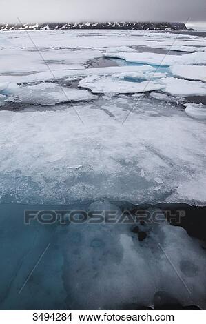 Ice floes in artic ocean, Spitsbergen, Norway, Europe View Large Photo Image Picture - Ice floes in artic ocean, Spitsbergen, Norway, Europe . Fotosearch