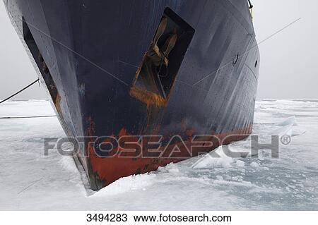 Icebreaker in arctic ocean, Spitsbergen, Norway, Europe View Large Photo Image Stock Image - Icebreaker in arctic ocean, Spitsbergen, Norway, Europe . Fotosearch