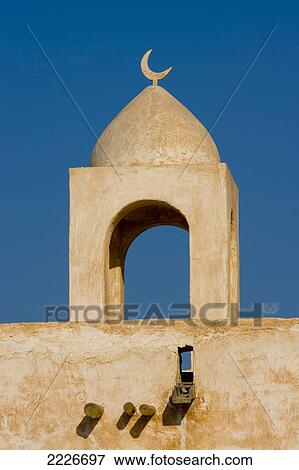 Islamic symbol on fort, Umm Salal Mohammed Fort, Doha, Qatar View Large Photo Image Stock Photo - Islamic symbol on fort, Umm Salal Mohammed Fort, Doha, Qatar . Fotosearch