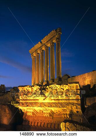 Jupiter temple, Baalbek, Lebanon, low angle view View Large Photo Image Stock Image - Jupiter temple, Baalbek, Lebanon, low angle view . Fotosearch