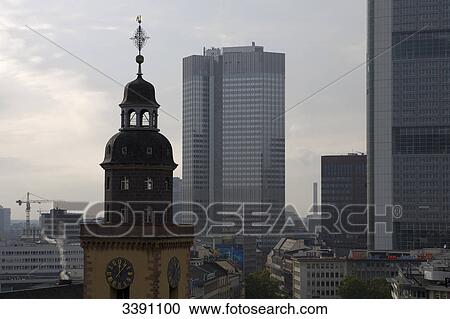 Katharinenkirche and bank buildings, Frankfurt am Main, Hesse, Germany View Large Photo Image Stock Image - Katharinenkirche and bank buildings, Frankfurt am Main, Hesse, Germany . Fotosearch