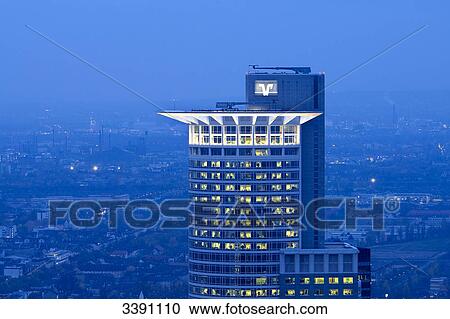 Stock Image - Kronenhaus Tower, Frankfurt am Main, Hesse, Germany . Fotosearch