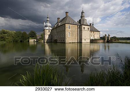 Lembeck castle and natural preserve Hohe Mark, Dorsten, Germany View Large Photo Image Stock Photo - Lembeck castle and natural preserve Hohe Mark, Dorsten, Germany . Fotosearch