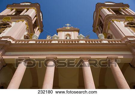 Stock Image - Low angle view of church, Austria . Fotosearch