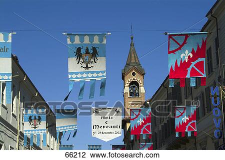 Low angle view of flags, Italy, Europe View Large Photo Image Stock Image - Low angle view of flags, Italy, Europe . Fotosearch